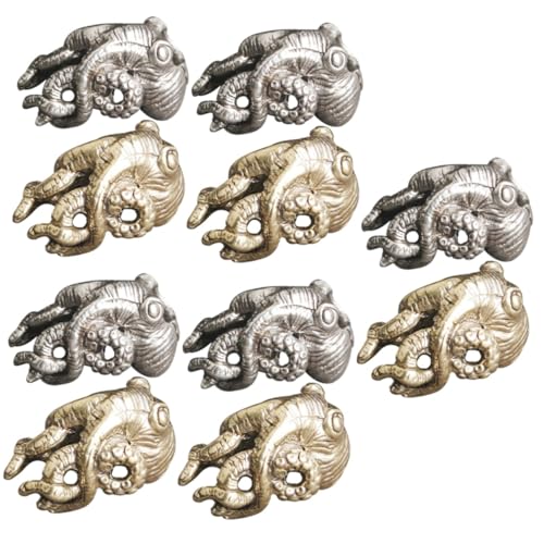 Cabilock 5 Sätze Messing Charm Anhänger Retro Diy Schlüsselanhänger Schmuck Dekoration Schlüsselbund Und Taschenzubehör 2 Stück * 5 von Cabilock