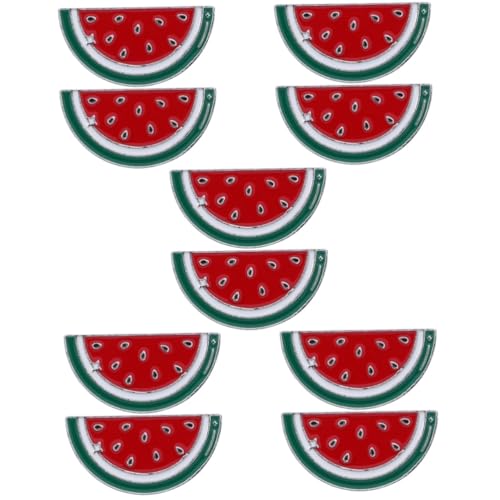 Cabilock 5 Sätze Wassermelonen Brosche Handgefertigte Anstecknadeln Legierung Für Damen Stilvolle Abzeichen Zur Dekoration Von Kleidung Schals Für Partys Freizeitaktivitäten 2 Stück * 5 von Cabilock
