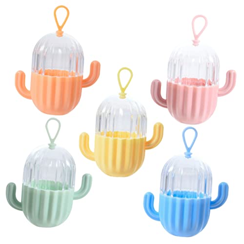 Cabilock 5stücke Make-up-schwammhalter Mit Aufbewahrungsbox Kosmetikschwamm-organizer Praktischer Für Make-up-schwämme Platzsparendes Puderquastenbox Für Beauty-eier von Cabilock