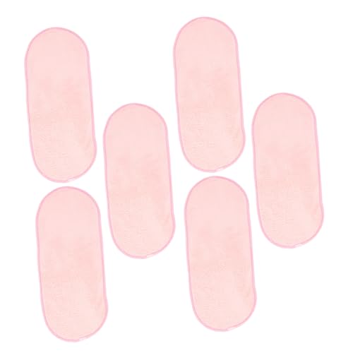 Cabilock 6 Stück Tragbare Gesichts Handtücher aus Korallenvlies Weiche Wiederverwendbare Reinigungstücher für Makeup Entfernung Hautpflege Reisen und Täglichen Gebrauch von Cabilock