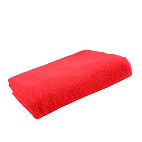 Cabilock Badetuch Aus Mikrofaser Und Polyesterfaser Groß Schnelltrocknend Für Spa Strand Schwimmen Camping Reisen Rot von Cabilock