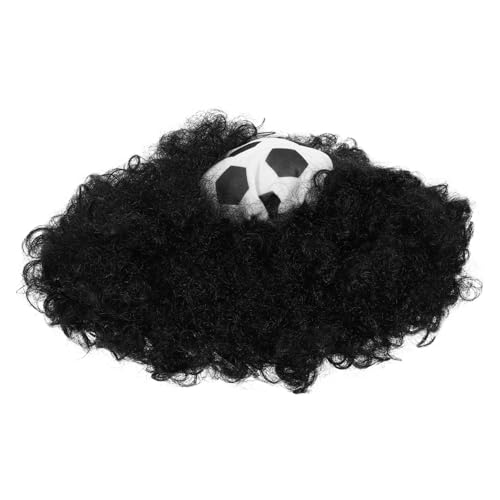 Cabilock Afro-perücke Für Fußballspiel Party-perücke Aus Kunsthaar Bezaubernde Lustige Für Maskerade Kunsthaar Für Urlaub von Cabilock