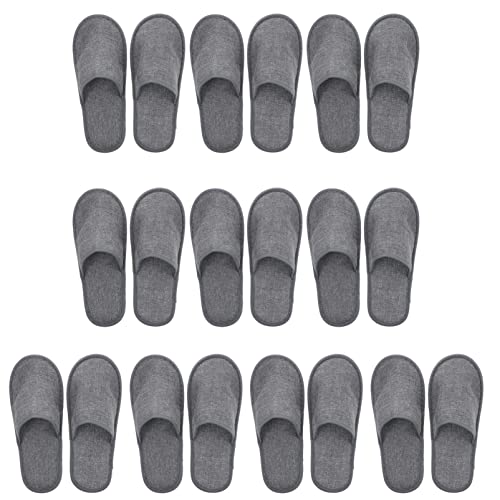 Cabilock 10paare Wiederverwendbar Hausschuhe Rutschfeste Hotelslipper Für Zuhause Spa Reisen Bequeme Leichte Und Platzsparende Fußbekleidung Für Damen Und Herren von Cabilock