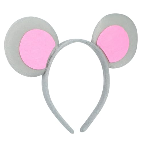 Cabilock Mausohren Stirnband Cartoon Tierohr Haarband Für Frauen Party Requisit Mausohren Stirnbänder Cosplay Stirnband Ohr Stirnbänder Für Halloween von Cabilock