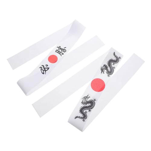 Cabilock Einzigartiges Stirnband-set – Japanische Koch-kopfbedeckung – 2er-pack – Karate-inspirierter Druck – Weich Und Bequem – Vielseitig Für Draußen Und in Der Freizeit von Cabilock