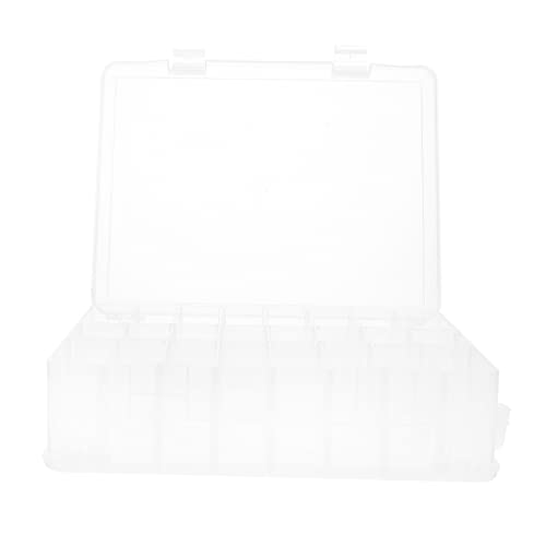 Cabilock Aufbewahrungsbox Für Perlen 48 Fächer Nagelkunst-etui Ohrring-organizer Kreuzfadenhalter Kompakt Und Tragbar von Cabilock