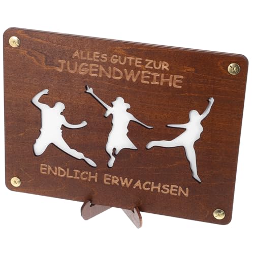 Cabilock Holz Geldhalter Rechteckig Kompakt Langlebig Eleganter Geldclip aus Holz für Abschlussgeschenke Platzsparend für Schreibtisch und Stilvoller Cash Organizer für Business und von Cabilock