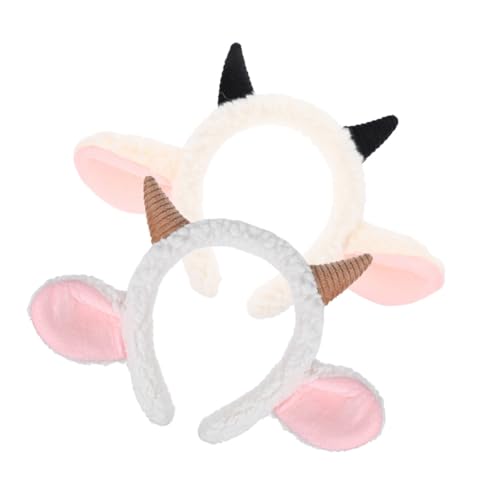 Cabilock Horn-stirnband 2 Stück Tierhaar-accessoire Für Jungen Und Mädchen Bequem Und Vielseitig Für Party Cosplay Halloween von Cabilock