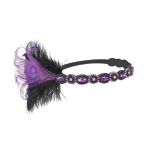 Cabilock Klassisches Flapper-stirnband Vintage-kopfstück Exquisites Haar-accessoire Für Frauen 1 Stück von Cabilock