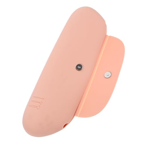 Cabilock Schminktasche Mit Fächern Reise Kosmetiktasche Aus Silikon Tragbarer Make-up Pinselbehälter Für Kosmetik-Tools Make-up Organizer Für Kleine Utensilien von Cabilock