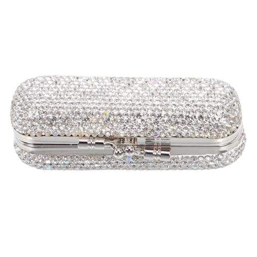 Cabilock Lippenstiftetui: Tragbarer Lippenstifthalter mit Strasssteinen – Kompakter Organizer für Reisetasche und Alltag – Mini-Aufbewahrungstasche für Make-up-Liebhaber von Cabilock