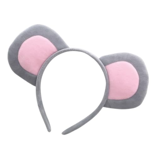 Cabilock Mausohren Haarreif Für Kostümpartys Süßes Tier-ohr-stirnband Für Halloween Fasching Und Cosplay Praktisches Accessoire Für Frauen Und Leicht Und Angenehm Zu Tragen von Cabilock