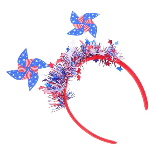 Cabilock Patriotisches Haarband für Unabhängigkeitstag Festlicher Kopfschmuck für Feiern und Themenpartys von Cabilock