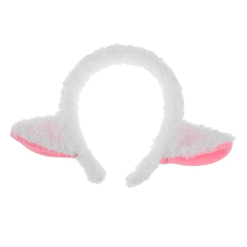 Cabilock Süßes Lamm-stirnband Plüsch Lamm-ohren-haarband Schaf-ohren-stirnband Tierkopfschmuck Für Kostüm Party Geburtstage von Cabilock