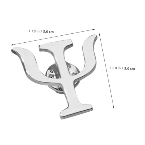 Cabilock Retro Brosche Aus Legierung Für Männer Und Frauen Kreative Psychologie-themenbrosche Mit Buchstaben Und Symbolen Stilvolles Abzeichen Für Anzüge Taschen Und Kleidung Für von Cabilock