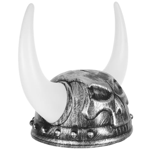Cabilock Wikinger Hut Mit Hörnern Für Festivalpartys Party-requisite Mittelalterliche Dekoration Cosplay-hut Ochsenhorn-helm Historischer Spaß Für Erwachsene von Cabilock