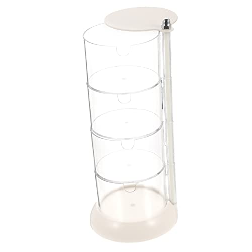 Cabilock Rotierender Kosmetik Organizer Mit Großer Kapazität Für Make-up Schwämme Puder Und Zubehör Praktisch Für Schlafzimmer Badezimmer Und Reisen von Cabilock