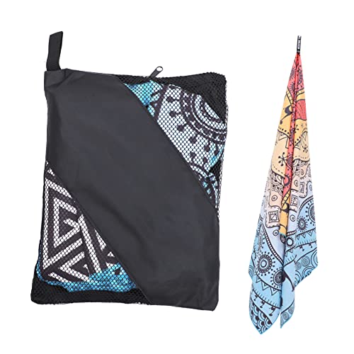 Cabilock Strandtuch Handtücher Pool Kühltuch Trockenbad Waschlappen Großes Handtuch Bedrucktes Handtuch Schnelltrocknende Matte 80% Polyesterfaser von Cabilock