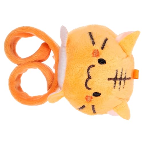 Cabilock Tigerkatzen-sexring Plüschtiere Schlagband Stofftier-schnapparmband Kuscheltiere Dekorative Armbänder Party-armbänder Plüsch-schlagarmband Geschenk Pp Baumwolle Spielzeug Kind von Cabilock