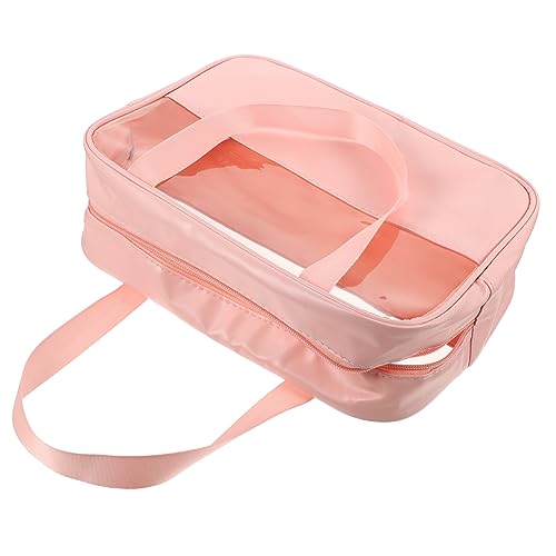 Cabilock Transparente Kosmetiktasche Kulturbeutel Klein Make-up-geldbörse Reise-kulturbeutel Make-up-pinselbehälter Kleine Schminktasche Make-up-Tasche Container Wasserdicht Reisen PVC von Cabilock