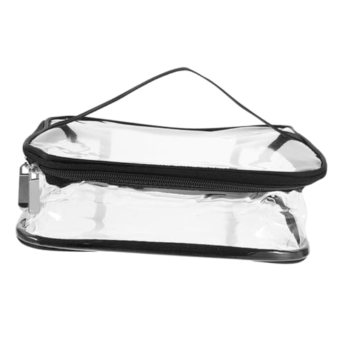 Cabilock Transparente Kulturtasche mit Griff wasserdichte und Lunch für Outdoor Geräumiger Make Up Organizer für Snacks und Getränke Tragbar und Leicht von Cabilock