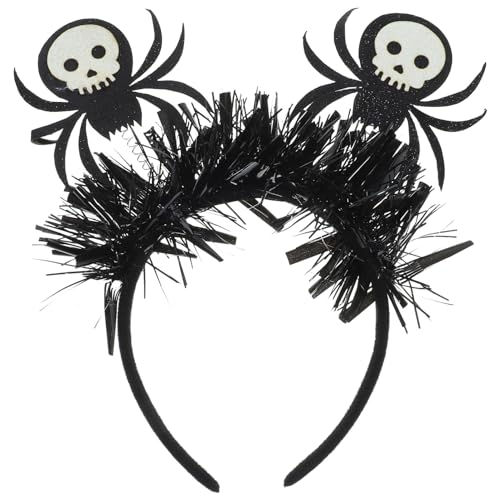 Cabilock Halloweenthema Haarband Mit Spinnen Und Schädel Leichtes Kostümzubehör Für Erwachsene Für Halloween Karneval Und Maskerade Vielseitig Einsetzbar Universelle von Cabilock