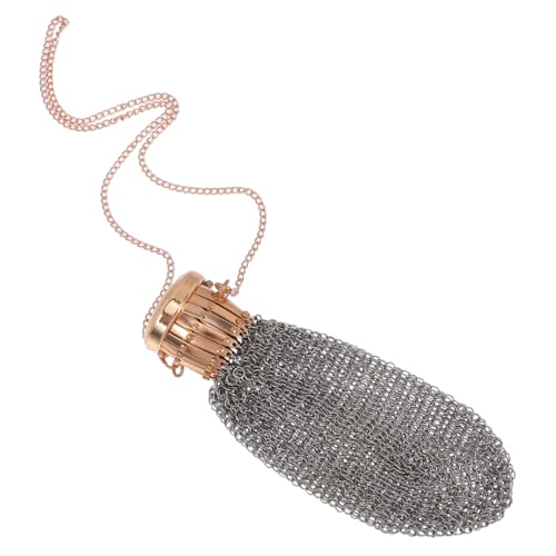 Cabilock Vintage Metall Münzbox mit Drehverschluss Mini Metallnetz Geldbörse für Damen Kompakte Reise Trinket Box Robustes Edelstahlnetz Sicherer Verschluss für Münzen und Schmuck von Cabilock