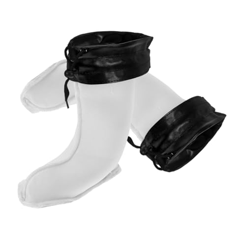 Cabilock Warme Abnehmbare Regenstiefel Einlegesohlen für Herren Dicke Atmungsaktive Boot Liner für Kaltes Wetter Weiches Innenfutter Geeignet für Winterfeste Schuheinlagen von Cabilock