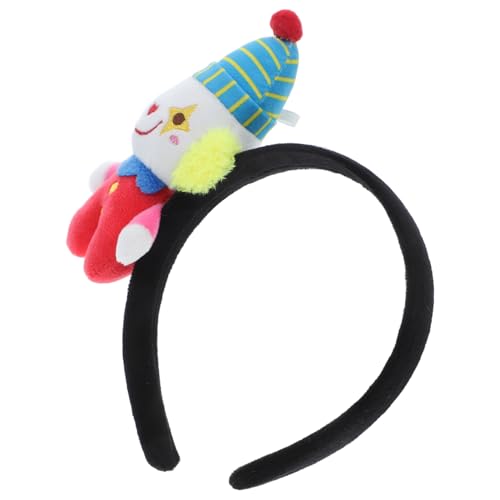 Cabilock Clown-kopfschmuck Für Halloween-partys Stirnband Mit Lustigem Design Kopfbedeckung Für Damen Zirkus-accessoire Festival-kopfschmuck Halloween-dekoration Für Erwachsene von Cabilock