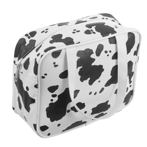 Cabilock wasserdichte Handliche Kosmetiktasche mit Tragegriff Große Reisetasche für Make Up und Toilettenartikel Vielseitiger Kulturbeutel für Damen und Herren Unterwegs Leicht und Robust von Cabilock