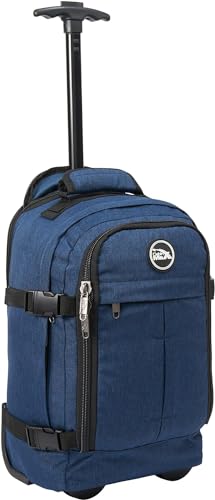Cabin Max Handgepäck Hybrid Koffer Rucksack für Kinder 40x20x25 für Ryanair Reiserucksack für Flugzeug Unter Sitzplatz - Travel Backpack Tasche für Kinder - Recyceltes Polyester von Cabin Max