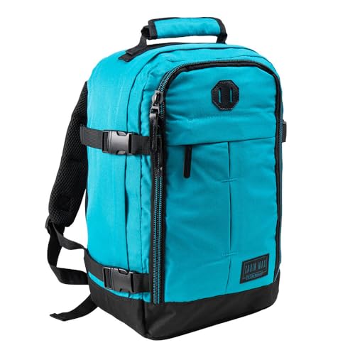 Cabin Max Handgepäck Rucksack 40x20x25 für Ryanair Reiserucksack für Flugzeug Unter Sitzplatz - Travel Backpack Tasche für Herren Damen - Seitliche Kompression - Recyceltes Polyester- 20L Metz von Cabin Max