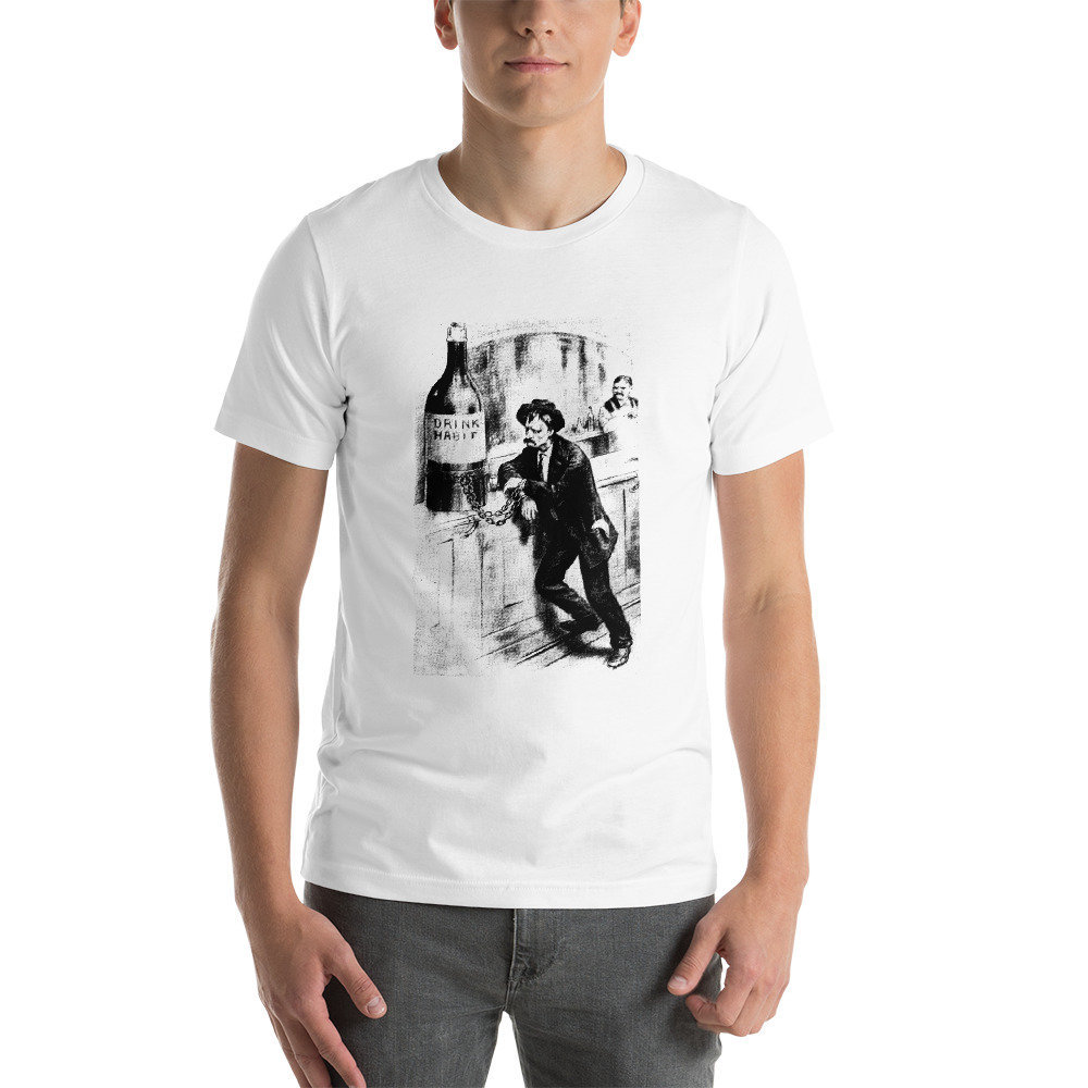 Alkohol T-Shirt Angekettet An Die Trink Habit | Edwardian Prohibtion, Alkohol, Trinken, Sucht Unisex Shirt, Barkeeper Geschenk Alkohol T-Shirt Angekettet An Die Trink Habit | Edwardian Prohibtion, Alkohol, Trinken, Sucht Unisex Shirt, Barkeeper Geschenk von CabinetForTheCurious