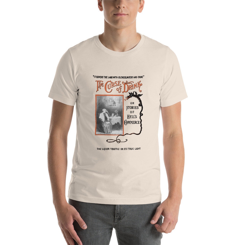 Alkohol T-Shirt Der Fluch Des Trinkens | Edwardian Temperance, Verbot, Alkohol, Trinken, Bar Unisex Shirt, Barkeeper Geschenk Alkohol T-Shirt Der Fluch Des Trinkens | Edwardian Temperance, Verbot, Alkohol, Trinken, Bar Unisex Shirt, Barkeeper Geschenk von CabinetForTheCurious
