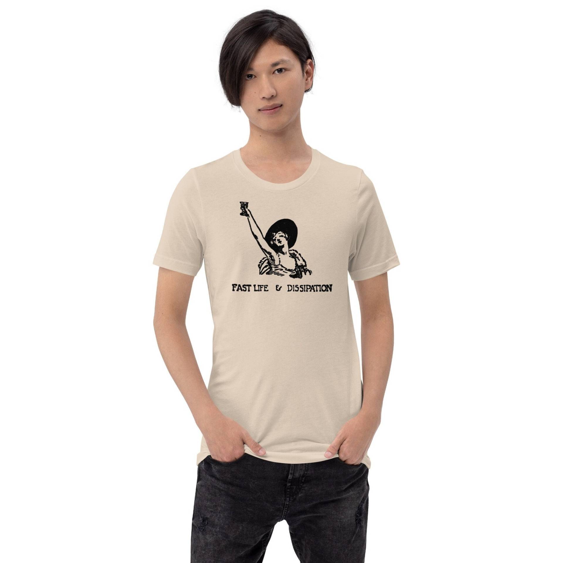 Toasting T-Shirt Fast Life & Dissipation Unisex Shirt | 1920Er Jahre Trink Design, Feier, Alkohol, Toast, Flapper, Barkeeper Geschenk Toasting T-Shirt Fast Life & Dissipation Unisex Shirt | 1920Er Jahre Trink Design, Feier, Alkohol, Toast, Flapper, Barkeeper Geschenk von CabinetForTheCurious