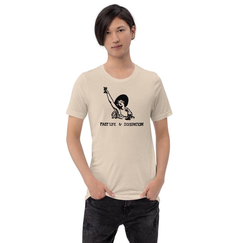 Toasting T-Shirt Fast Life & Dissipation Unisex Shirt | 1920Er Jahre Trink Design, Feier, Alkohol, Toast, Flapper, Barkeeper Geschenk Toasting T-Shirt Fast Life & Dissipation Unisex Shirt | 1920Er Jahre Trink Design, Feier, Alkohol, Toast, Flapper, Barkeeper Geschenk von CabinetForTheCurious