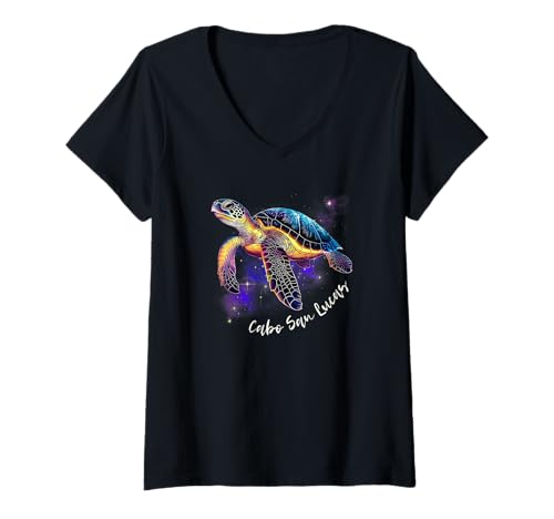 Damen Cabo San Lucas Los Cabos Souvenir Cabo T-Shirt mit V-Ausschnitt von Cabo San Lucas Mexico Souvenir Store