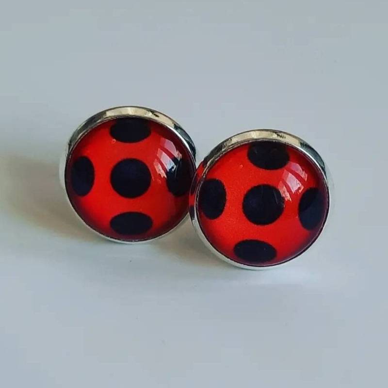 Marienkäfer Ladybug Ohrstecker 12 Mm von Cabochon4you