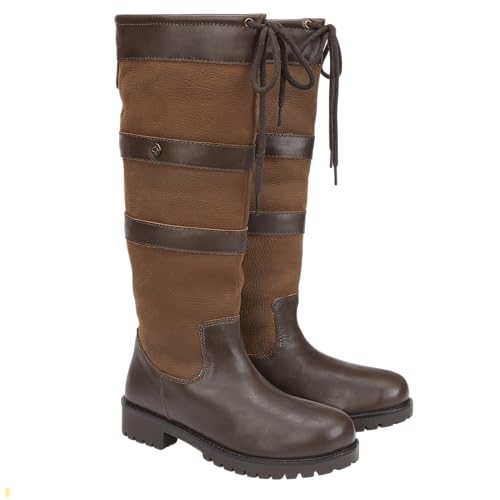 Cabotswood Damen Gatcombe 2 Oak/Bison Waterproof and Breathable Country Boot Reitstiefel, 39 EU Schmal von Cabotswood