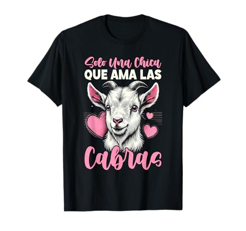 Nur EIN Mädchen, das Ziegen-Liebhaber liebt T-Shirt Nur EIN Mädchen, das Ziegen-Liebhaber liebt T-Shirt von Cabra Amante Animales De Granja Hombres Mujeres