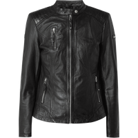 Cabrini Lederjacke im Biker-Look in Black, Größe 38 von Cabrini