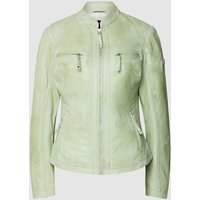 Cabrini Lederjacke mit Reißverschluss in Mint, Größe 36 von Cabrini