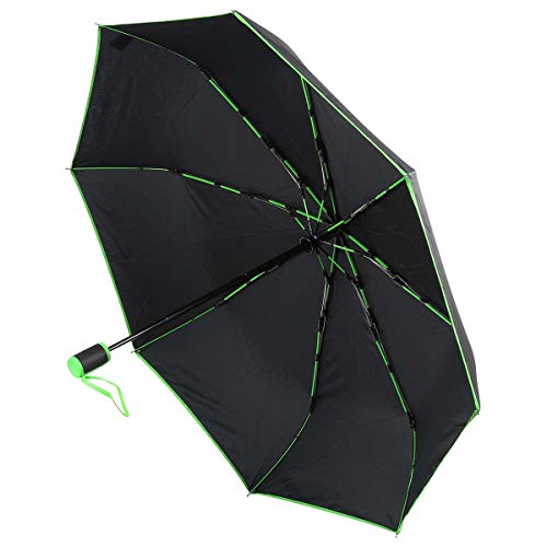 Cabrio Damen Mini Auto Taschenschirm Regenschirm Automatik Regenschirm Umbrella Schirm 230, Farbe:Grün von Cabrio