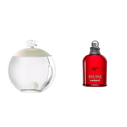 Cacharel Noa Femme Parfüm Damen | Eau de Toilette | Blumiger Duft | 100ml + Cacharel Amor Amor Parfüm für Damen | Eau de Toilette Spray | Langanhaltend | Fruchtig-blumiger Frauen Duft | 100ml von Cacharel