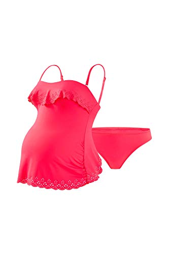 Cache Coeur - Umstandstankini Zweiteiler Bloom Grenadine Gr. S von Cache Coeur