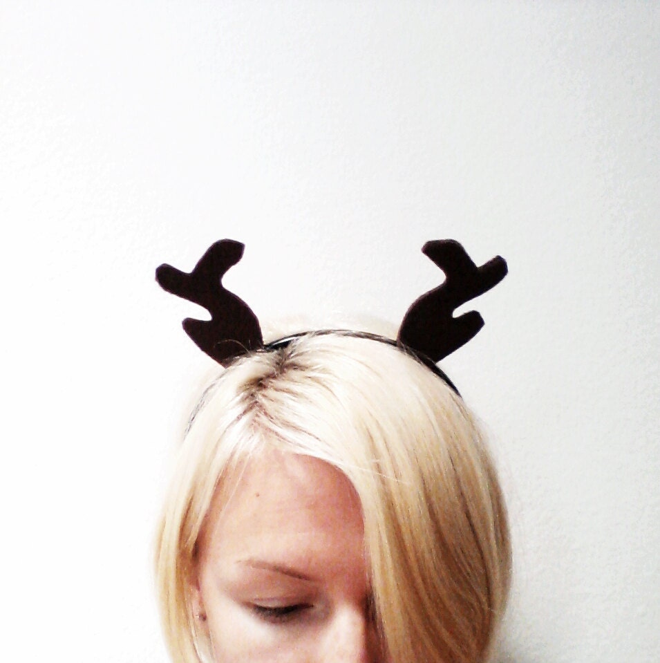 Hirsch Geweih Stirnband, Rentier Stirnband von CactusJaneEmporium