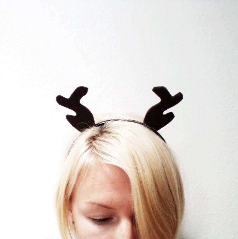 Hirsch Geweih Stirnband, Rentier Stirnband von CactusJaneEmporium