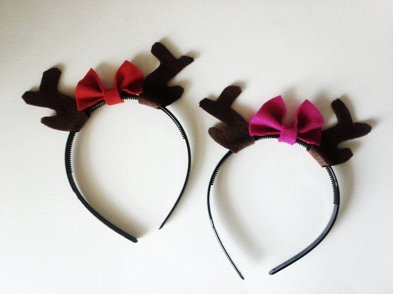 Hirschgeweih Stirnband Mit Schleife, Rentier von CactusJaneEmporium