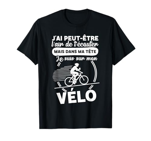 Herren Mountainbike In Ma tête Je Suis Sur Mon Bike T-Shirt Herren Mountainbike In Ma tête Je Suis Sur Mon Bike T-Shirt von Cadeau Original Cycliste Cyclisme Amateur Vélo
