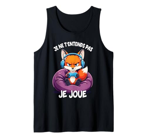 Lustiger humorvoller Gaming-Fuchs für Männer und Jungen Tank Top Lustiger humorvoller Gaming-Fuchs für Männer und Jungen Tank Top von Cadeau Pour Gamer By GTSTDesign Store